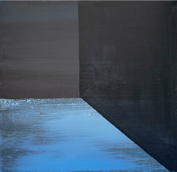 grau, schwarz, blau